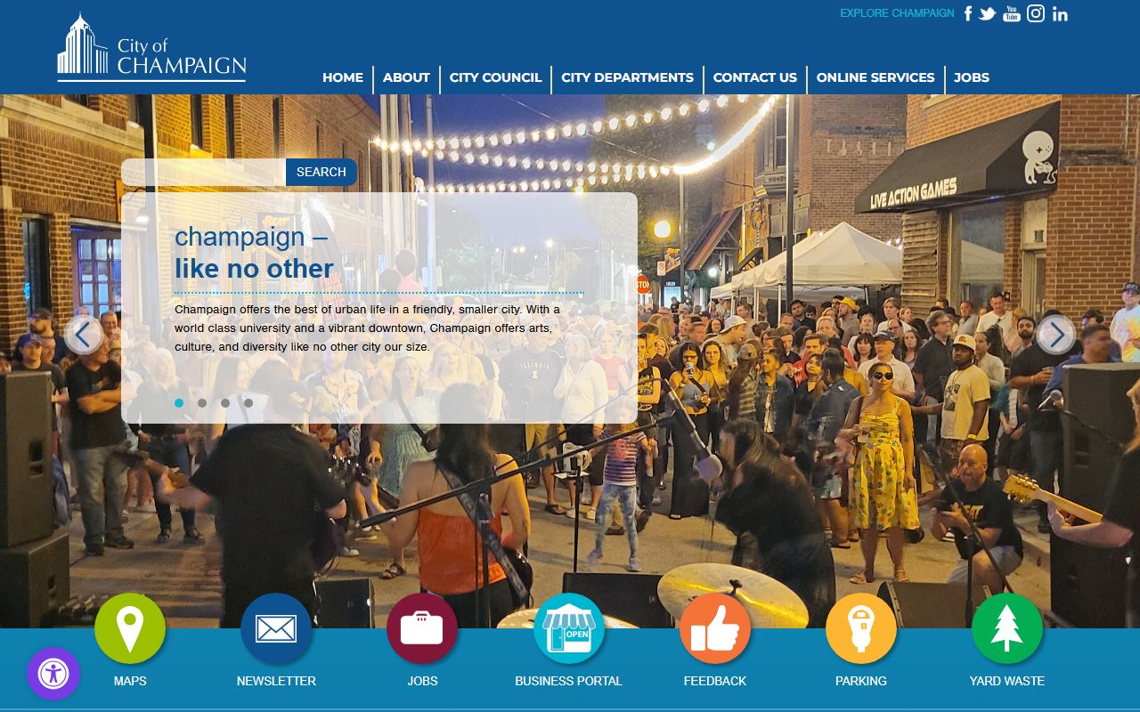 Champaign Illinois city website divorce decree resources