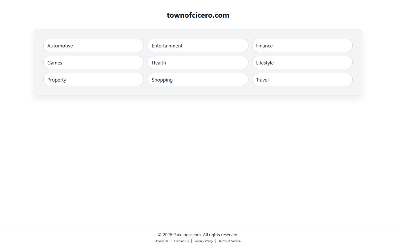 Cicero Illinois town website divorce decree resources