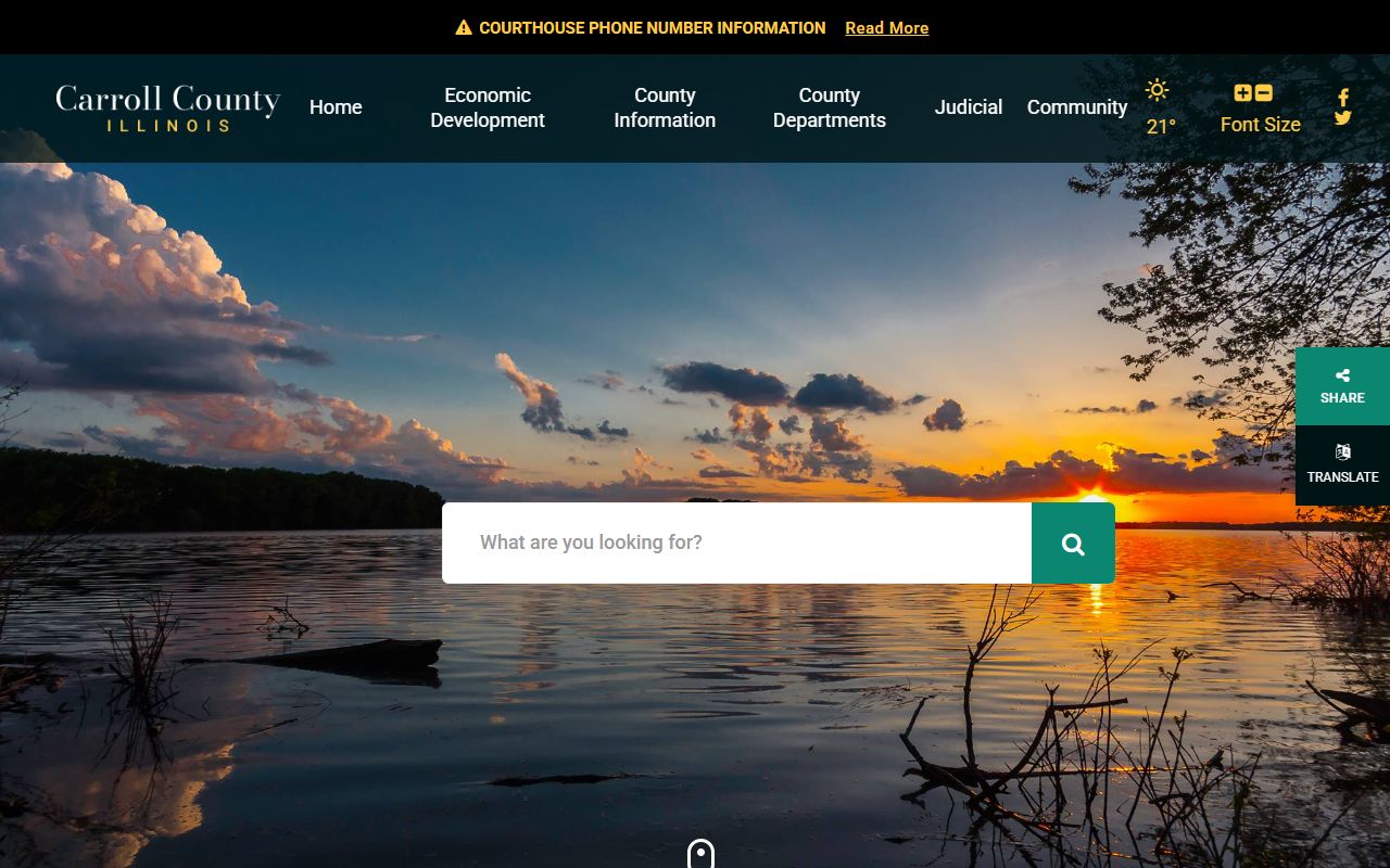 Carroll County divorce decree records