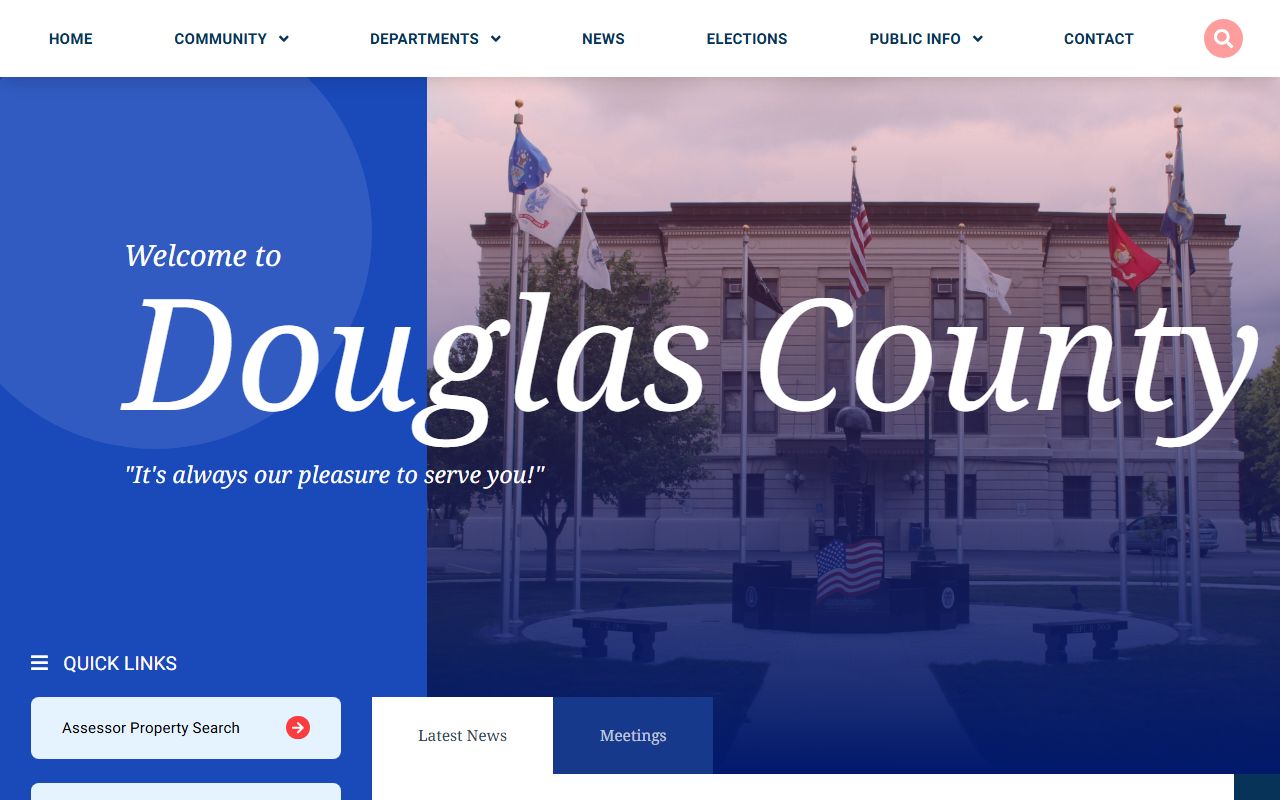 Douglas County Illinois government website