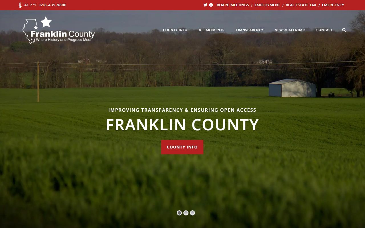 Franklin County Illinois government website