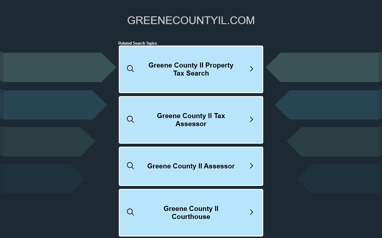 Greene County Illinois government website
